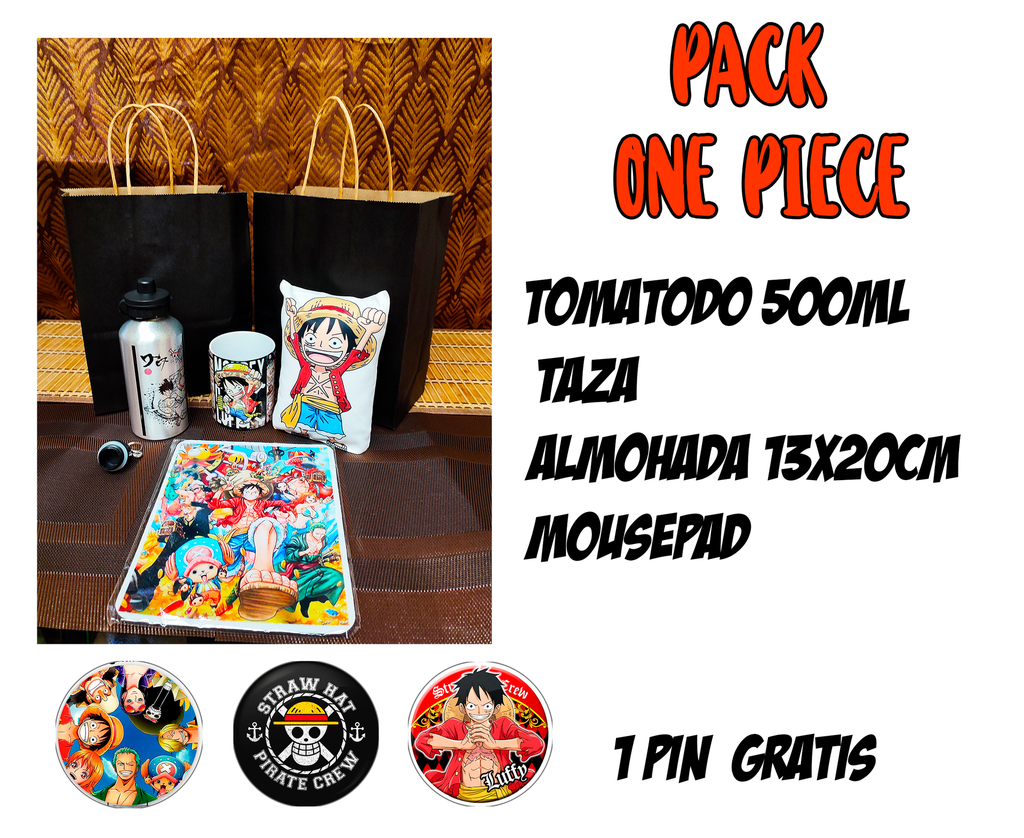 Pack Personalizado One Piece